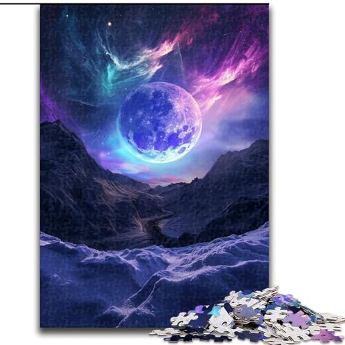 Puzzle für Erwachsene, 1000 Teile, Nordlichter, Lernspiele, Heimdekoration, ganze Familie (Größe 50x75cm) von MLADSOEHK