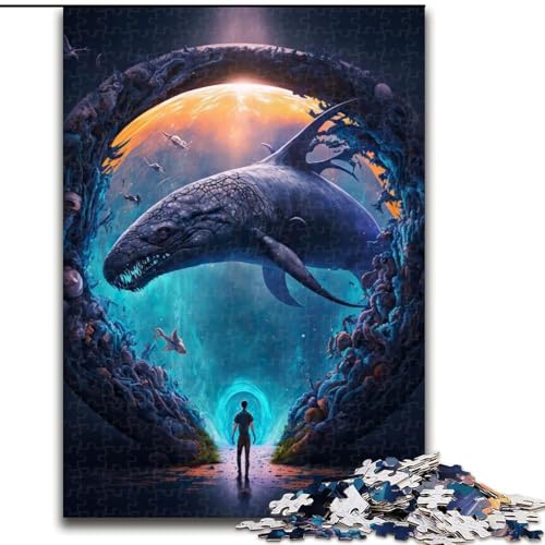 Puzzle für Erwachsene, 1000 Teile, Portal zum Wasser, für Kinder ab 14 Jahren Jedes Teil ist einzigartig – lustiges und herausforderndes Spiel für die ganze Familie Tolles Geschenk (Größe 50x75cm) von MLADSOEHK