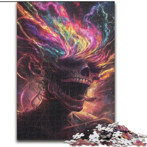 Puzzle für Erwachsene, 1000 Teile, Skelett, für Kinder ab 14 Jahren, Lernspiel, Herausforderung, Spielzeug, Geschenk zum Geburtstag (Größe 50x75cm) von MLADSOEHK