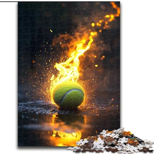Puzzle für Erwachsene, 1000 Teile, Tennissport, für Kinder ab 14 Jahren, jedes Teil ist einzigartig – lustiges und herausforderndes Spiel für die ganze Familie, tolles Geschenk (Größe 50x75cm) von MLADSOEHK