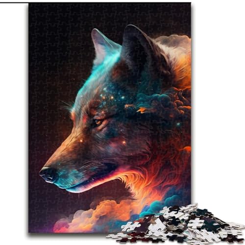 Puzzle für Erwachsene, 1000 Teile, Wolfsnebel, aus Holz, Kinder ab 14 Jahren, 50x75cm, Kunstwerk-Dekor, Intelligenzspielzeug für Indoor-Spiele mit der Familie Puzzle für Erwachsene, 1000 Teile, Wolfsnebel, aus Holz, Kinder ab 14 Jahren, 50x75cm, Kunstwerk-Dekor, Intelligenzspielzeug für Indoor-Spiele mit der Familie von MLADSOEHK