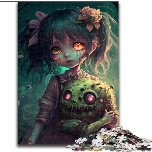 Puzzle für Erwachsene, 1000 Teile, Zombie, für Kinder ab 14 Jahren, Heimdekoration als Geschenk für die ganze Familie und Freunde (Größe 50x75cm) von MLADSOEHK