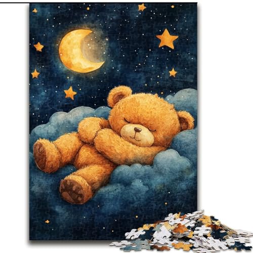 Puzzle für Erwachsene, 1000 Teile, schlafender Teddybär, für Kinder ab 14 Jahren Jedes Teil ist einzigartig – lustiges und herausforderndes Spiel für die ganze Familie Tolles Geschenk (Größe 50x75cm) Puzzle für Erwachsene, 1000 Teile, schlafender Teddybär, für Kinder ab 14 Jahren Jedes Teil ist einzigartig – lustiges und herausforderndes Spiel für die ganze Familie Tolles Geschenk (Größe 50x75cm) von MLADSOEHK