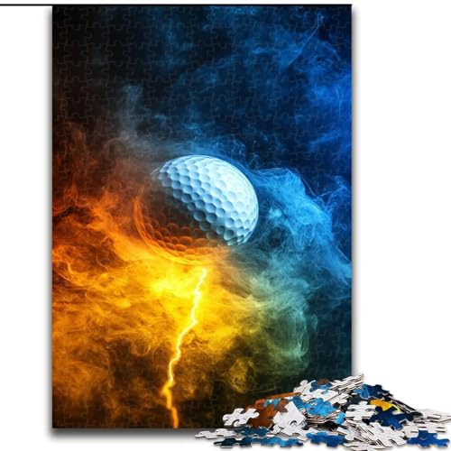 Puzzle für Erwachsene, 1000 Teile, schwierige Golfsportarten, entspannendes intellektuelles Lernspielzeug, Geburtstagsgeschenk, Geschenke, Wandkunst (Größe 26x38cm) von MLADSOEHK
