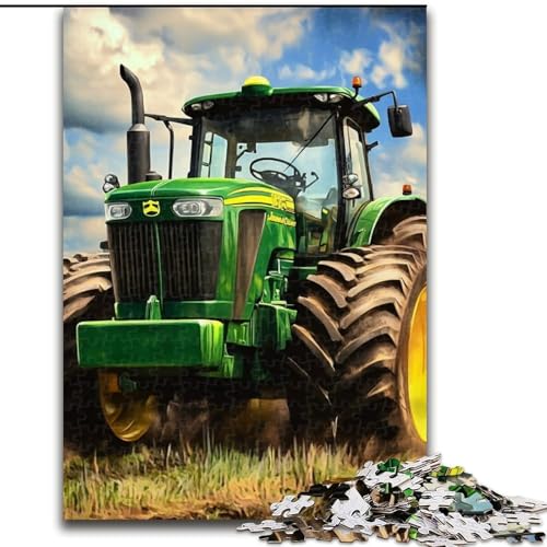 Puzzle für Erwachsene, 1000 Teile, schwieriger Traktor, Stressabbau, schwierige Herausforderung, Wichtelgeschenke für Kinder ab 14 Jahren (Größe 50x75cm) von MLADSOEHK
