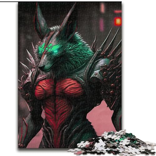 Puzzle für Erwachsene, 1000 Werebeasts, Wolf-Puzzle, anspruchsvolles Denkspiel, Familienaktivität, Heimdekoration, (Größe: 50x75cm) von MLADSOEHK