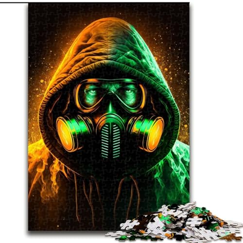 Puzzle für Erwachsene, 1000-teiliges Maskenpuzzle, pädagogisches Denkspiel, künstlerische Heim- und Bürodekoration, ab 14 Jahren (Größe: 50x75cm) von MLADSOEHK