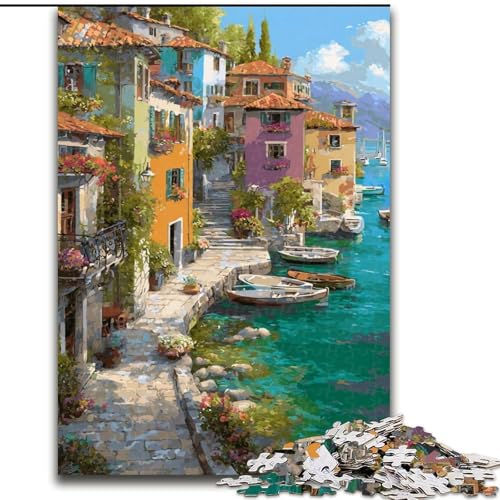 Puzzle für Erwachsene, 1000-teiliges Puzzle Küstenklippe, für Kinder ab 14 Jahren, geeignet für Paare, Spaß bei Aktivitäten zu Hause, Geburtstagsgeschenk, Reisegeschenk (Größe 50x75cm) von MLADSOEHK