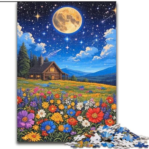 Puzzle für Erwachsene,1000 Teile,Wildblumen unter dem Nachthimmel,für Kinder ab 14 Jahren Jedes Teil ist einzigartig – lustiges und herausforderndes Spiel für die ganze Familie Tolles Geschenk 50x75cm Puzzle für Erwachsene,1000 Teile,Wildblumen unter dem Nachthimmel,für Kinder ab 14 Jahren Jedes Teil ist einzigartig – lustiges und herausforderndes Spiel für die ganze Familie Tolles Geschenk 50x75cm von MLADSOEHK