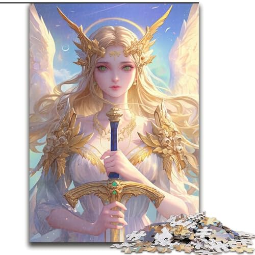 Puzzle für Erwachsene und Jugendliche, 1000 Teile, Anime-Engel, lehrreich, ganze Familie (Größe 26x38cm) von MLADSOEHK