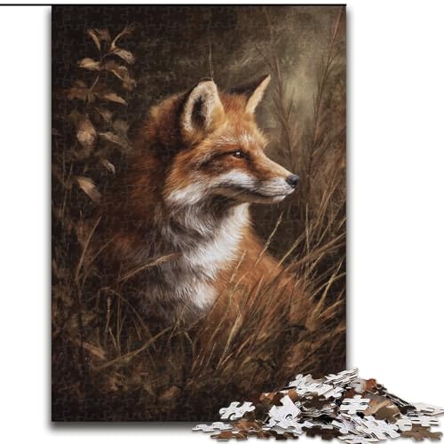 Puzzle für Erwachsene und Jugendliche, 1000 Teile, Magic Fox, Lernspielzeug, ganze Familie (Größe 50x75cm) von MLADSOEHK