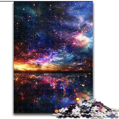 Puzzle für Erwachsene und Jugendliche, 1000 Teile, Sonnenuntergang, Lernspielzeug, ganze Familie (Größe 26x38cm) von MLADSOEHK