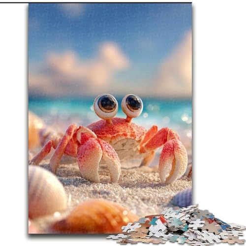 Puzzle für Erwachsene und Jugendliche, Babykrabbe, Spielspielzeug, jedes Teil ist einzigartig – anspruchsvolles Familienspiel für Kinder ab 14 Jahren (Größe 26x38cm) von MLADSOEHK