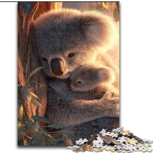 Puzzle für Jugendliche, 1000-teiliges Puzzle, Koala, Spielzeug, Lernspiele, Stressabbau, Eltern-Kind-Interaktion (Größe 26x38cm) von MLADSOEHK