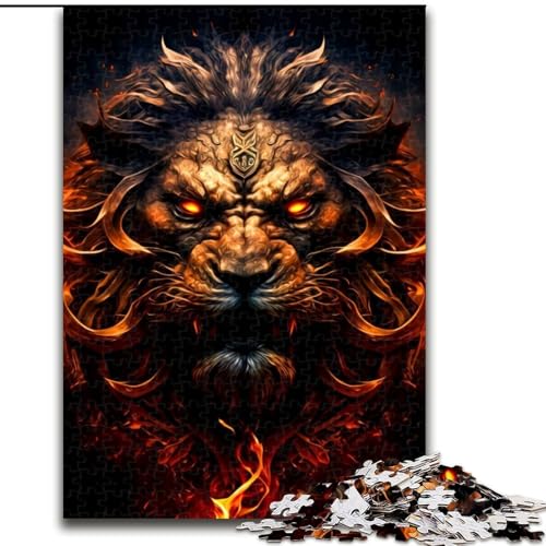 Puzzle für Teenager, 1000 Puzzles, Löwe, Lernspielzeug, einzigartige Geburtstags- und Geschenkideen für Kinder ab 14 Jahren (Größe 50x75cm) von MLADSOEHK
