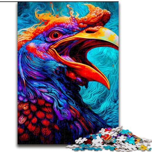 Puzzle für Teenager, 1000 Puzzles, Phoenix, Spiele, Spielzeug, Geschenk, einzigartige Geburtstags- und Geschenkideen für Kinder ab 14 Jahren (Größe 26x38cm) von MLADSOEHK