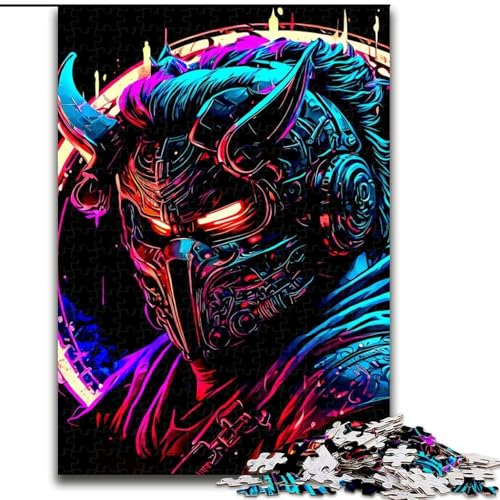 Puzzle für Teenager, 1000 Puzzles, Samurai, Spiele, Spielzeug, Geschenk, einzigartige Geburtstags- und Geschenkideen für Kinder ab 14 Jahren (Größe 26x38cm) von MLADSOEHK
