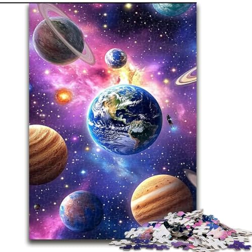 Puzzle für Teenager, 1000 Puzzles, Universum, Galaxie, Spiele, Spielzeug, Geschenk, einzigartige Geburtstags- und Geschenkideen für Kinder ab 14 Jahren (Größe 50x75cm) von MLADSOEHK