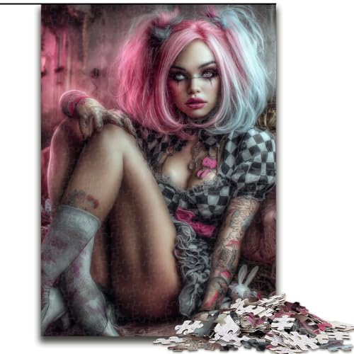 Puzzle für Teenager, 1000 Puzzles, schönes Mädchen, Spiele, Spielzeug, Geschenk, einzigartige Geburtstags- und Geschenkideen für Kinder ab 14 Jahren (Größe 50x75cm) von MLADSOEHK