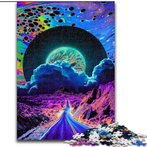 Puzzle für Teenager, 1000 Puzzles Over The Horizon, Spiele, Spielzeug, Geschenk, einzigartige Geburtstags- und Geschenkideen für Kinder ab 14 Jahren (Größe 26x38cm) von MLADSOEHK