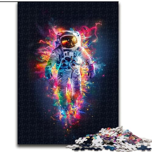 Puzzle für Teenager, 1000 Teile, Astronauten im Weltraum, Familienunterhaltungsspielzeug, ganze Familie, ab 14 Jahren (Größe 50x75cm) von MLADSOEHK