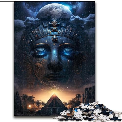Puzzle für Teenager, 1000 Teile, Der Torwächter, Familienunterhaltungsspielzeug, ganze Familie, für Kinder ab 14 Jahren (Größe 50x75cm) von MLADSOEHK
