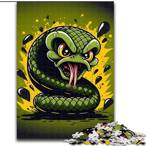 Puzzle für Teenager, 1000 Teile, SLY Serpent, das coolste Familienunterhaltungsspielzeug, ganze Familie, für Kinder ab 14 Jahren (Größe 50x75cm) von MLADSOEHK