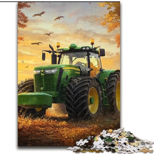 Puzzle für Teenager, 1000 Teile, Traktor, Familienunterhaltungsspielzeug, ganze Familie, ab 14 Jahren (Größe 26x38cm) von MLADSOEHK