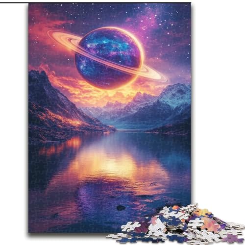 Puzzle für Teenager, 1000 Teile, Universum, Planet, Familienunterhaltungsspielzeug, ganze Familie, ab 14 Jahren (Größe 50x75cm) von MLADSOEHK