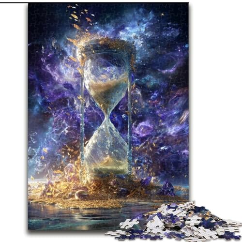 Puzzle für Teenager, 1000 Teile, kosmische Sanduhr, Familienunterhaltungsspielzeug, ganze Familie, ab 14 Jahren (Größe 26x38cm) von MLADSOEHK