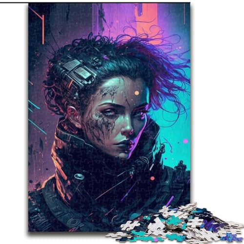 Puzzle für Teenager, 1000 Teile, künstliches Mädchen, Spielzeug, Lernspiele, Stressabbau, Eltern-Kind-Interaktion (Größe 26x38cm) von MLADSOEHK