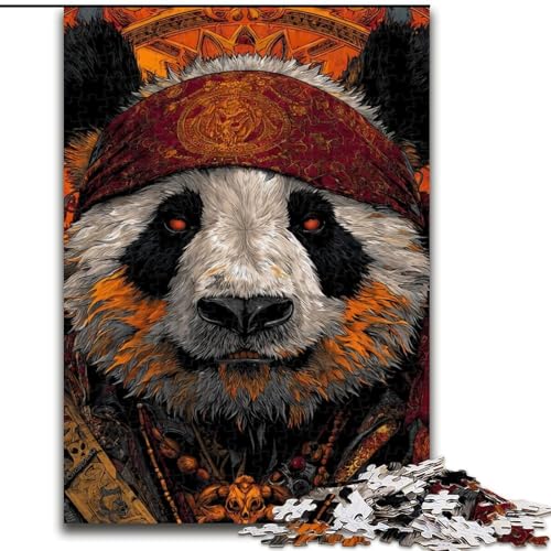 Puzzle für Teenager, 1000-teiliges Puzzle, Panda, Spielzeug, Lernspiele, Stressabbau, Eltern-Kind-Interaktion (Größe 50x75cm) von MLADSOEHK