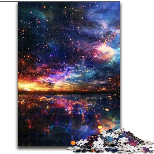 Puzzle für Teenager, 1000-teiliges Puzzle, Sonnenuntergang, Spielzeug, Lernspiele, Stressabbau, Eltern-Kind-Interaktion (Größe 50x75cm) von MLADSOEHK