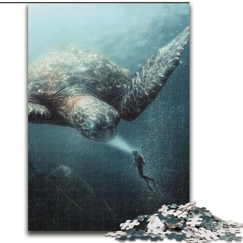 Puzzle für Teenager, 1000-teiliges Puzzle The Guardian, Spielzeug, Lernspiele, Stressabbau, Eltern-Kind-Interaktion (Größe 50x75cm) von MLADSOEHK