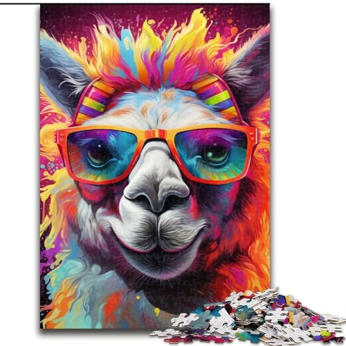 Puzzle mit 1000 Teilen für Erwachsene, Bunte Alpakas, aus Holz, EIN tolles Geschenk für Familienspaß, 50x75cm, Denksportaufgabe, Spiel für Erwachsene, interaktive Familienaktivität Puzzle mit 1000 Teilen für Erwachsene, Bunte Alpakas, aus Holz, EIN tolles Geschenk für Familienspaß, 50x75cm, Denksportaufgabe, Spiel für Erwachsene, interaktive Familienaktivität von MLADSOEHK