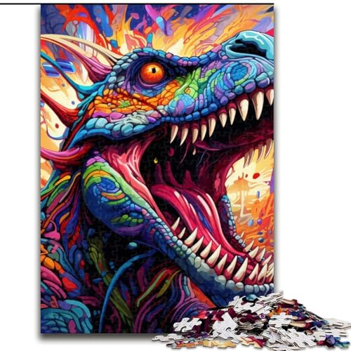 Puzzle mit 1000 Teilen für Erwachsene, Dinosaurier-Kunst, aus Holz, EIN tolles Geschenk für Familienspaß, 50x75cm, Denksportaufgabe, Spiel für Erwachsene, interaktive Familienaktivität Puzzle mit 1000 Teilen für Erwachsene, Dinosaurier-Kunst, aus Holz, EIN tolles Geschenk für Familienspaß, 50x75cm, Denksportaufgabe, Spiel für Erwachsene, interaktive Familienaktivität von MLADSOEHK