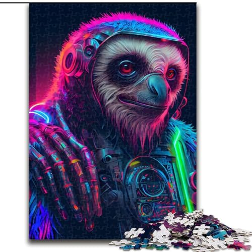 Puzzle mit 1000 Teilen für Erwachsene, Faultier-Puzzle, anspruchsvolles Denkspiel, Familienaktivität, Heimdekoration, (Größe: 50x75cm) von MLADSOEHK