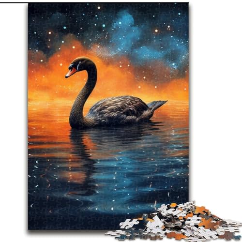 Puzzle mit 1000 Teilen für Erwachsene, Galaxie, schwarzer Schwan, aus Holz, EIN tolles Geschenk für Familienspaß, 50x75cm, Denksportaufgabe, Spiel für Erwachsene, interaktive Familienaktivität Puzzle mit 1000 Teilen für Erwachsene, Galaxie, schwarzer Schwan, aus Holz, EIN tolles Geschenk für Familienspaß, 50x75cm, Denksportaufgabe, Spiel für Erwachsene, interaktive Familienaktivität von MLADSOEHK