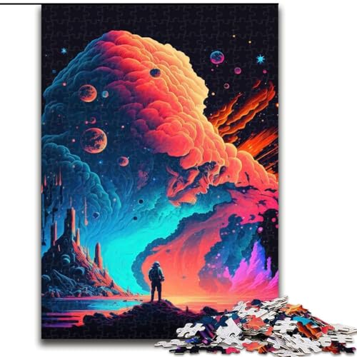 Puzzle mit 1000 Teilen für Erwachsene, Last Man Jigsaw, Denkspiel für Teenager, Familienspieleabend (Größe: 26x38cm) von MLADSOEHK