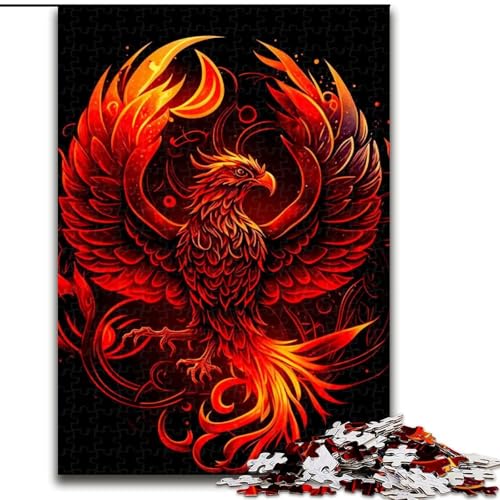 Puzzle mit 1000 Teilen für Erwachsene, Phoenix-Puzzle, anspruchsvolles Denkspiel, Familienaktivität, Heimdekoration, (Größe: 50x75cm) von MLADSOEHK
