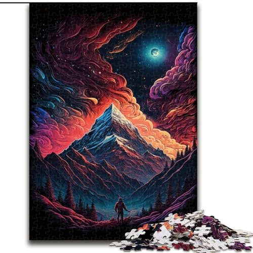 Puzzle mit 1000 Teilen für Erwachsene, Planet im Weltraum, anspruchsvolles Denkspiel, Familienaktivität, Heimdekoration, (Größe: 26x38cm) von MLADSOEHK