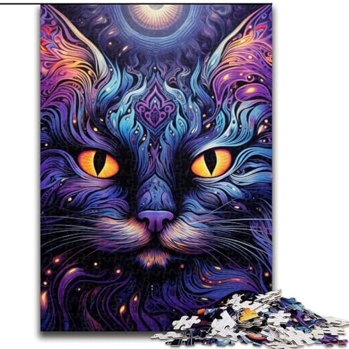 Puzzle mit 1000 Teilen für Erwachsene, Schwarze Katze, aus Holz, EIN tolles Geschenk für Familienspaß, 50x75cm, Denksportaufgabe, Spiel für Erwachsene, interaktive Familienaktivität Puzzle mit 1000 Teilen für Erwachsene, Schwarze Katze, aus Holz, EIN tolles Geschenk für Familienspaß, 50x75cm, Denksportaufgabe, Spiel für Erwachsene, interaktive Familienaktivität von MLADSOEHK