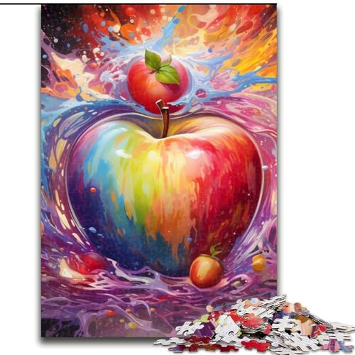 Puzzle mit 1000 Teilen für Erwachsene, bunter Apfel, aus Holz, EIN tolles Geschenk für Familienspaß, 50x75cm, Denksportaufgabe, Spiel für Erwachsene, interaktive Familienaktivität Puzzle mit 1000 Teilen für Erwachsene, bunter Apfel, aus Holz, EIN tolles Geschenk für Familienspaß, 50x75cm, Denksportaufgabe, Spiel für Erwachsene, interaktive Familienaktivität von MLADSOEHK