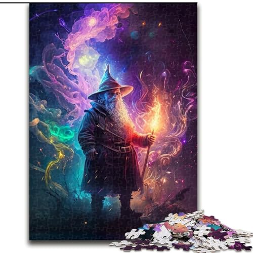Puzzle mit 1000 Teilen für Erwachsene „Magier der Kunst“, anspruchsvolles Denkspiel, Familienaktivität, Heimdekoration, (Größe: 26x38cm) von MLADSOEHK