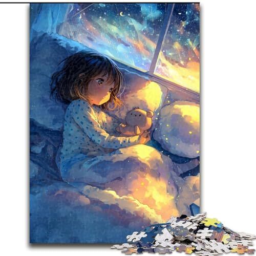 Puzzle mit 1000 Teilen für Teenager im japanischen Stil, Spiele, Spielzeug, Geschenk, einzigartige Geburtstags- und Geschenkideen für Kinder ab 14 Jahren (Größe 26x38cm) von MLADSOEHK