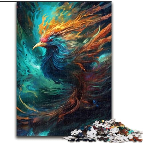 Puzzles für Erwachsene, 1000 Phoenix Magic Puzzle, anspruchsvolles Denkspiel, Familienaktivität, Heimdekoration, (Größe: 26x38cm) von MLADSOEHK
