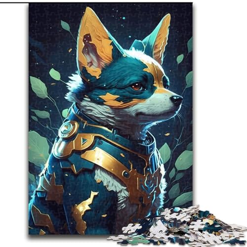 Puzzles für Teenager, 1000 Teile, magischer Realismus, Corgi-Hund, Spiele, Spielzeug, Geschenk, einzigartige Geburtstags- und Geschenkideen für Kinder ab 14 Jahren (Größe 50x75cm) von MLADSOEHK