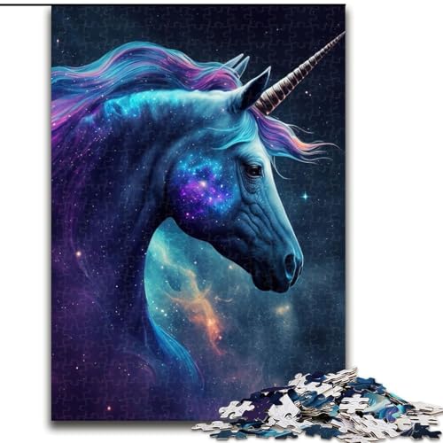 Puzzles für Teenager, 1000 Teile, süßes Pony, für Lernspiele, Herausforderungsspielzeug, einzigartige Heimdekoration und Geschenke (Größe 50x75cm) von MLADSOEHK