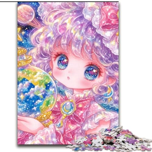 Puzzles für Teenager, 1000-teiliges Puzzle, Anime-Mädchen, Spiele, Spielzeug, Geschenk, einzigartige Geburtstags- und Geschenkideen für Kinder ab 14 Jahren (Größe 26x38cm) von MLADSOEHK