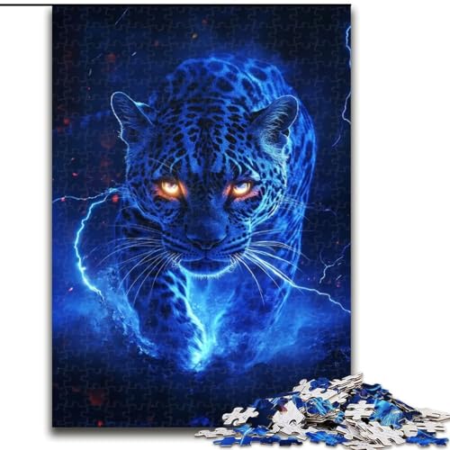 Puzzles für Teenager, 1000-teiliges Puzzle, Blitzleopard, für Lernspiele, Herausforderungsspielzeug, einzigartige Heimdekoration und Geschenke (Größe 50x75cm) von MLADSOEHK
